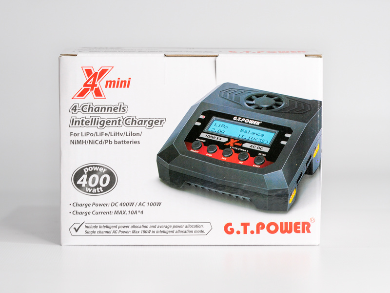 Chargeur X4Mini LiPo 1-4s 100W AC GT POWER