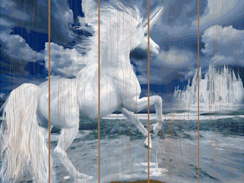 Картина по номерам Единорог, Brushme (40х50 см)