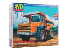 Сборная модель AVD Карьерный самосвал БЕЛАЗ-75473, 1/43