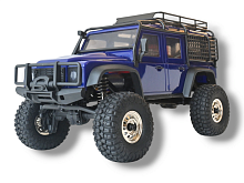 Радиоуправляемый краулер Remo Hobby OFF-ROAD (синий) 4WD 2.4G 1/18 RTR