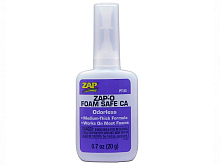 Клей ZAP ZAP-O Foam Safe CA, для пенопласта, сред.вязк., 20г (btls.)