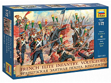 Сборные солдатики ZVEZDA Французская элитная пехота. Вольтижеры, 1/72