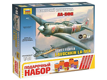 Сборная модель ZVEZDA Советский истребитель Ла-5ФН, подарочный набор, 1/48