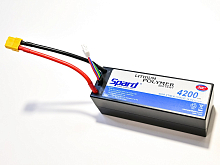 Аккумулятор Li-Po Spard 4200mAh, 14.8V, 50C,  XT60,  Hardcase для автомоделей 1/10, 1/8