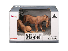 Набор фигурок животных MASAI MARA MM211-108 серии "Мир диких животных": Семья львов, 2 пр.