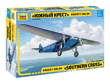 Сборная модель ZVEZDA Самолет Фоккер "Южный Крест", 1/72