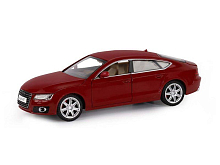 Машина "АВТОПАНОРАМА" Audi A7, красный, 1/24, свет, звук, в/к 24,5*12,5*10,5 см
