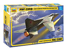 Сборная модель ZVEZDA Советский истребитель-перехватчик МиГ-23МФ, 1/72