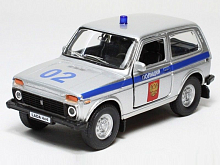 Машина Autotime "LADA 4x4" полиция 1:36