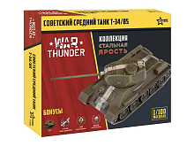 Сборная модель ZVEZDA Советский танк Т-34/85 WT, 1/100