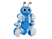 Р/У робот-муравей трансформируемый, звук, свет, танцы (синий)