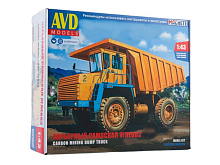 Сборная модель AVD Карьерный самосвал БЕЛАЗ-75473, 1/43