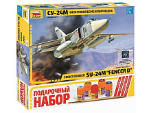 Сборная модель ZVEZDA Самолет "Су-24М", 1/72