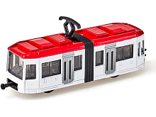 Трамвай Siku 1011 1/87, 8.5 см, белый/красный