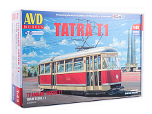 Сборная модель AVD Tatra T1, 1/43
