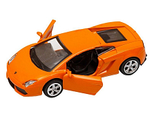 Машина "АВТОПАНОРАМА" Lamborghini Gallardo LP560-4, оранжевый, 1/43, инерция, в/к 17,5*12,5*6,5 см