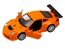 Машина "АВТОПАНОРАМА" Porsche 911 GT3 RSR, оранжевый, 1/39, инерция, в/к 17,5*12,5*6,5 см