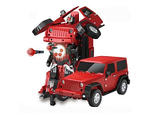 Р/У трансформер MZ Jeep Rubicon Red 2329PF 1/14 +акб и з/у