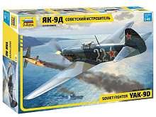 Сборная модель ZVEZDA Советский истребитель Як-9Д, 1/48