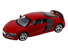 Машина "АВТОПАНОРАМА" Audi R8 GT, красный, 1/32, свет, звук, инерция, в/к 17,5*13,5*9 см