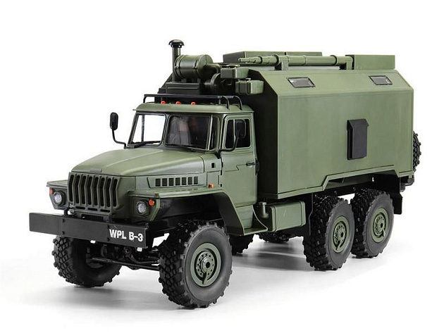 Радиоуправляемая машина WPL УРАЛ (зеленый) 6WD 2.4G 1/16 RTR - B-36 - купить по оптовой цене в интернет-магазине RCstore.ru