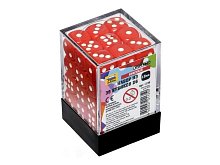Набор красных игровых кубиков ZVEZDA "D6", 12мм, 36 шт
