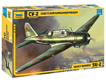 Сборная модель ZVEZDA Советский бомбардировщик Су-2, 1/48