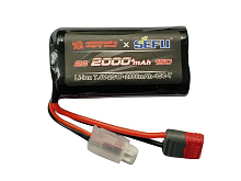 Аккумулятор Li-Po 2000mAh, 7,4V, 25C, T‐plug для автомоделей MJX 14301/14302/14303