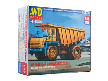 Сборная модель AVD Карьерный самосвал БЕЛАЗ-7547, 1/43
