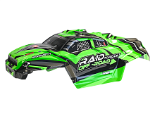 Зеленый кузов для монстра Remo Hobby RH1431, RH1435, 1/14