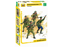 Сборная модель ZVEZDA Пехота Красной Армии N1, 1/35