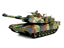 Р/У танк Huan Qi 1:28 M1A2 Abrams, 27/40МГц, стреляет шариками