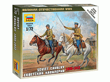 Сборные солдатики ZVEZDA Советская кавалерия, 1/72
