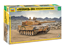 Сборная модель ZVEZDA Немецкий основной танк "Леопард" 2А4, 1/35