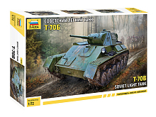 Сборная модель ZVEZDA Советский танк Т-70Б, 1/72