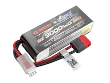 Аккумулятор Li-Po 3000mAh, 7,4V, 25C, T‐plug для автомодели MJX 14301