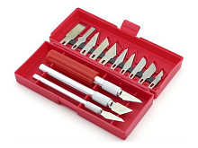 Набор ножей с цанговым зажимом (алюминий), 16 предметов (JAS-4014)