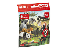 Фигурка KONIK Пакетик-сюрприз Дикие животные, 1 фигурка