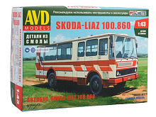 Сборная модель AVD Автобус Skoda-Liaz 100.860, 1/43