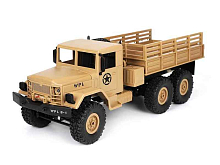 Радиоуправляемая машина WPL B-16R военный грузовик (песочный) 6WD 2.4G 1/16 RTR
