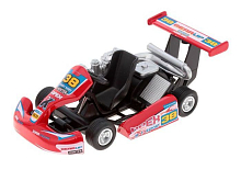 Машина Kinsmart "Turbo Go Kart" инерция (1/12шт.) б/к