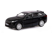 Машина "АВТОПАНОРАМА" Range Rover Velar, черный, 1/32, свет, звук, инерция, в/к 17,5*12,5*6,5