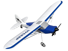 Радиоуправляемый самолет Volantex RC Sport Cub 400мм (синий) 2.4G 2ch LiPo RTF with Gyro