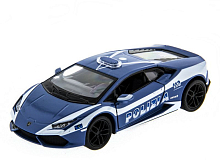 Машина Kinsmart Lamborghini Huracan (Police) инерция (1/12шт.) 1:36 б/к