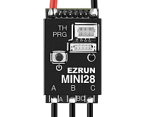 Бесколлекторный регулятор Hobbywing EZRUN MINI28 (30A-80A, 1/28) влагозащищённый