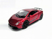 Машина Ideal 1:30-39 Lamborghini Gallardo LP570-4 Superlegger (блест. метал. крас.)