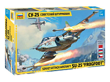 Сборная модель ZVEZDA Советский штурмовик Су-25 1/48, 1/48