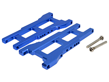 Рычаги передние алюминиевые (синие) для Remo Hobby Mmax, EX3, 1/10