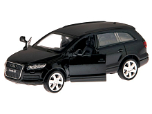 Машина "АВТОПАНОРАМА" Audi Q7, черный, 1/43, инерция, откр. двери, в/к 17,5*12,5*6,5 см