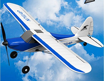 Радиоуправляемый самолет Volantex RC Sport Cub 500мм (синий) 2.4G 4ch LiPo RTF with Gyro